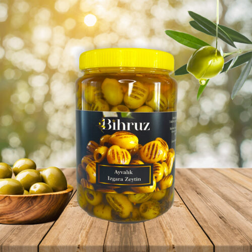 Ayvalık Izgara Yeşil Zeytin Gold 1100Gr Bihruz