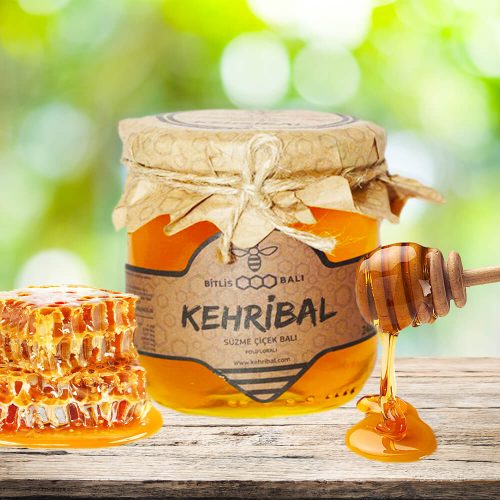 Kehribal Süzme Çiçek Balı 250gr