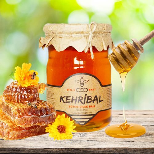 Kehribal Marka Süzme Çiçek Balı 850gr
