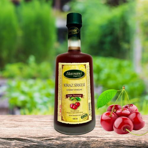 Kiraz Sirkesi 500ml Havrano Doğal Fermante
